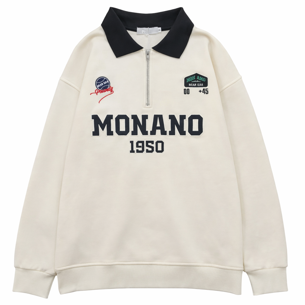 Monarch Vintage Polo Zip