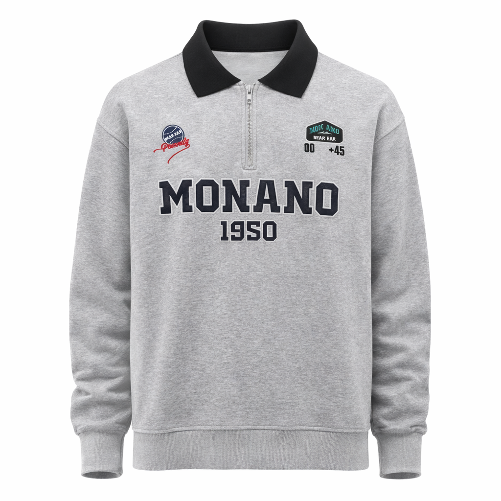 Monarch Vintage Polo Zip