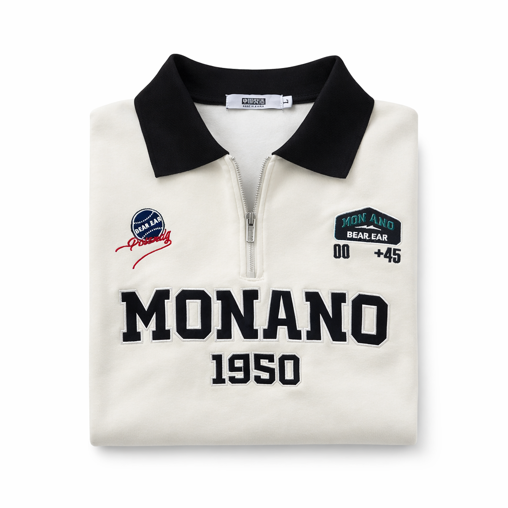 Monarch Vintage Polo Zip