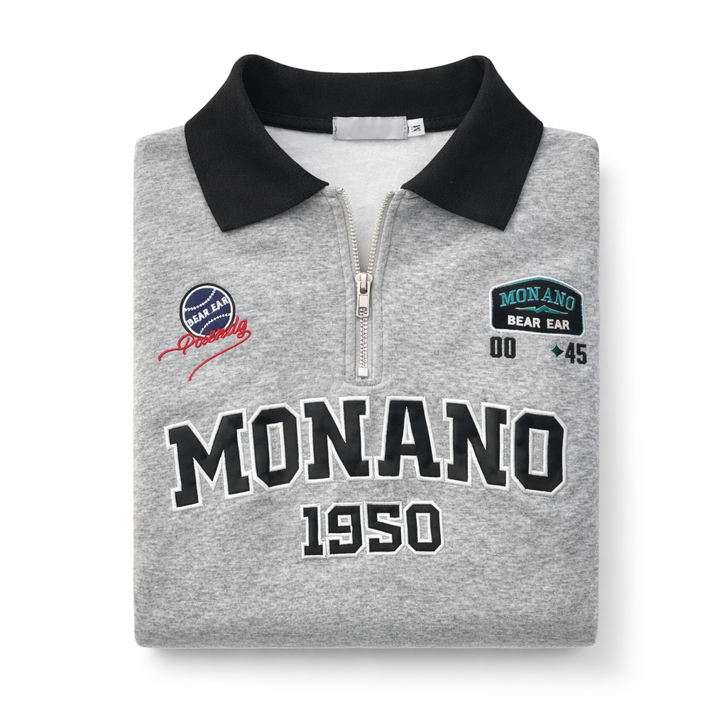 Monarch Vintage Polo Zip