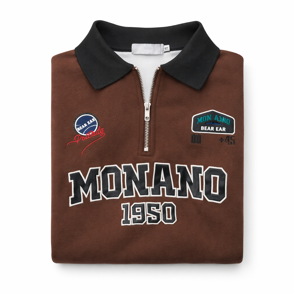 Monarch Vintage Polo Zip